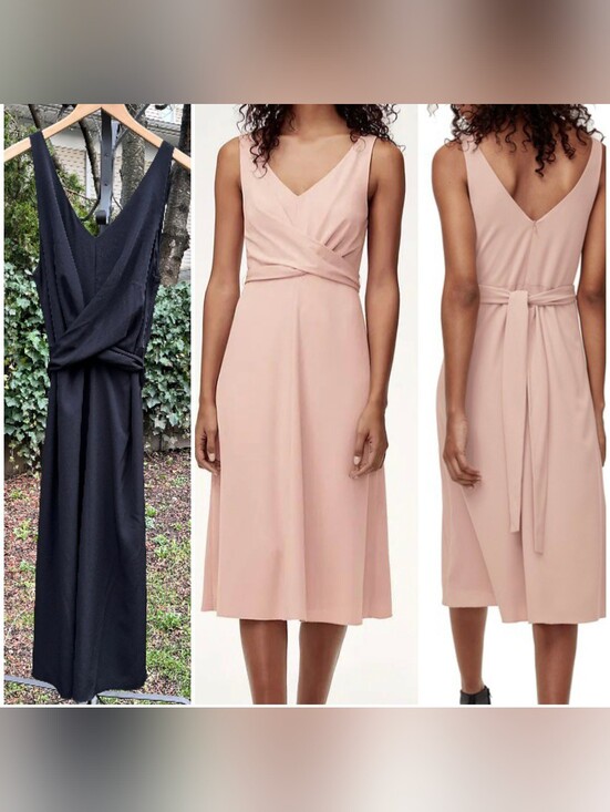 Dresses & Skirts - Wilfred Sleeveless Midi Wrap dress Sz M & L
